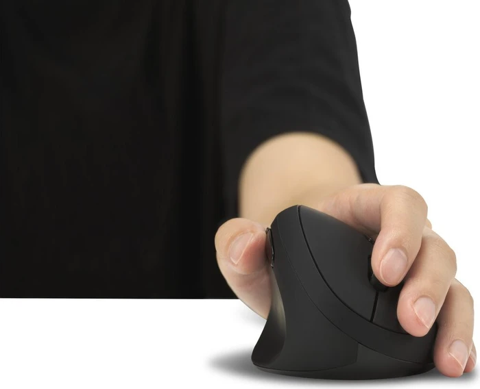 Kensington Pro Fit Ergo Wireless Mouse für Linkshänder, schwarz, USB