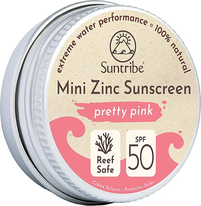 Suntribe Gesicht & Sport Zink Sonnencreme Retro Red LSF30, 15g