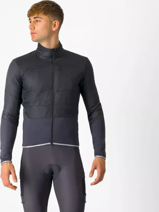 Castelli Unlimited Fahrradjacke light black/dark gray (Herren)