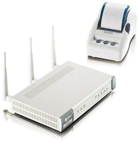 Zyxel ZyAIR N-4100 Hotspot, inkl. Bondrucker SP-300E
