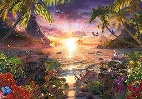 Ravensburger Puzzle Paradiesischer Sonnenuntergang