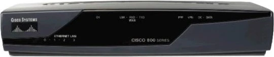 Cisco 876 Router, 4x RJ-45, Security Bundle with Advanced Enterprise Feature Set