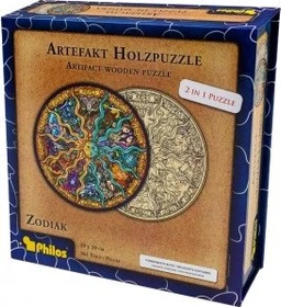 Philos Artefakt Holzpuzzle 2in1 Zodiak
