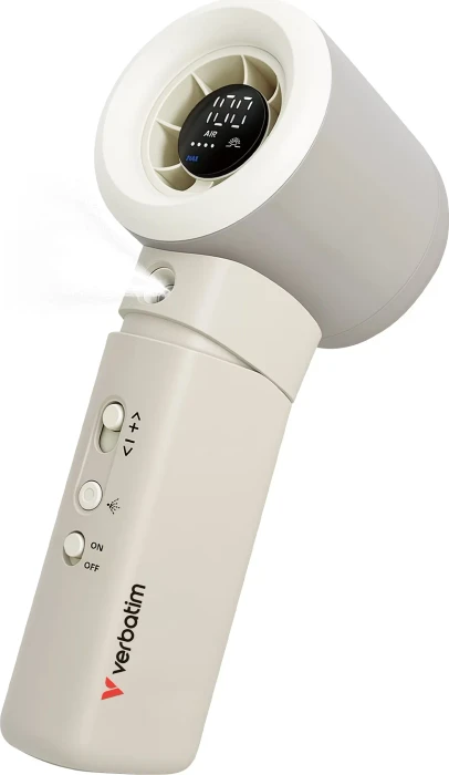 Verbatim Cool 'n' Go Ice Aqua Breeze Handventilator weiß/silber