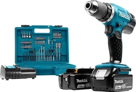 Makita DDF453SFX1 Akku-Bohrschrauber inkl. Koffer + 2 Akkus 3.0Ah + Zubehör