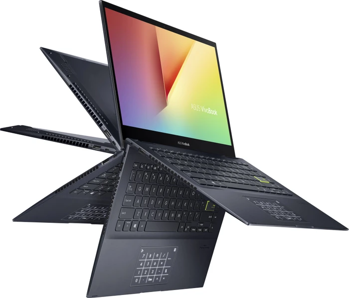 ASUS VivoBook Flip 14 TM420UA-EC004R, Bespoke Black, Ryzen 5 5500U, 8GB RAM, 512GB SSD, DE