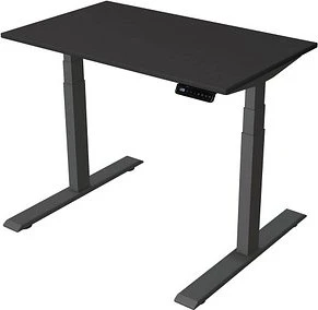 Kerkmann Smart Office elektrisch höhenverstellbarer Sitz-Steh-Schreibtisch 100x60cm anthrazit/anthrazit