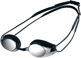 Arena Tracks Mirror Schwimmbrille black/smoke/silver