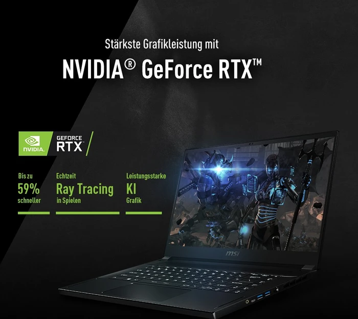 MSI GS66 Stealth 10SE-229, Core Black, Core i7-10750H, 16GB RAM, 1TB SSD, GeForce RTX 2060, DE