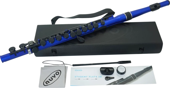 Nuvo Student Flute 2.0 Electric Blue