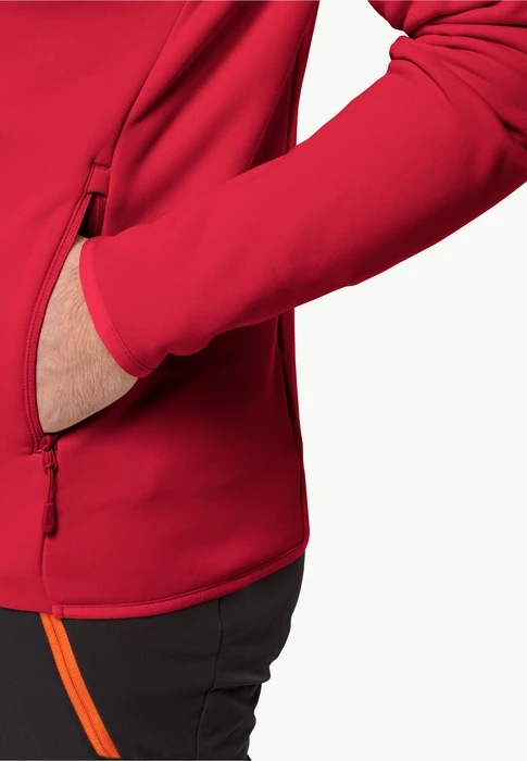 Jack Wolfskin Baiselberg FZ Jacke red glow (Herren)