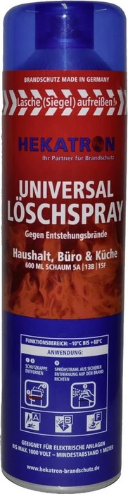 Hekatron Schaumfeuerlöschspray, Feuerlöschspray