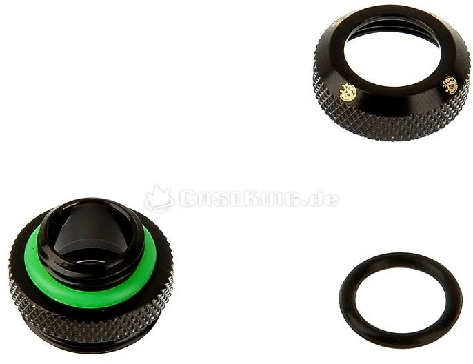 Bitspower Multi-Link Adapter G1/4" auf 12mm, mattschwarz