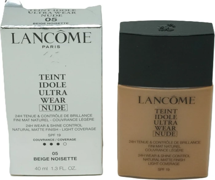 Lancôme Teint Idole Ultra Wear Nude Foundation 05 Beige Noisette LSF19, 40ml