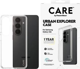 PanzerGlass Care Urban Explorer Case transparent für Samsung Galaxy S26