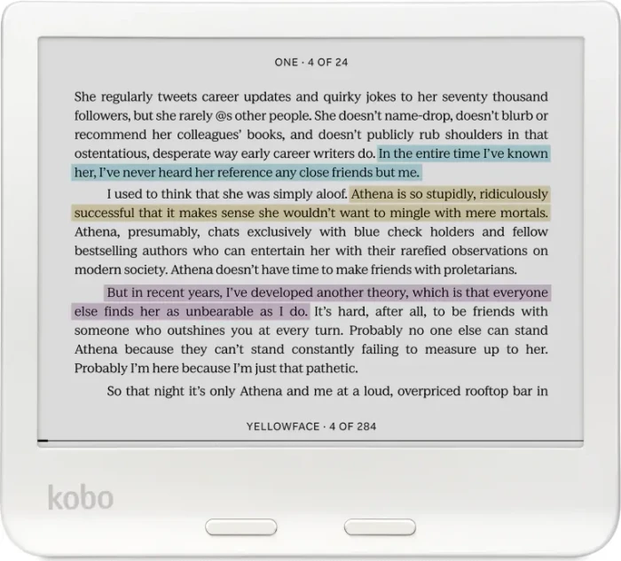 Kobo Libra Colour, weiß, 32GB Flash