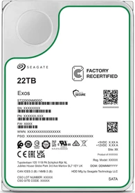Seagate Exos 22TB, rezertifiziert, 24/7, 512e / 3.5" / SATA 6Gb/s