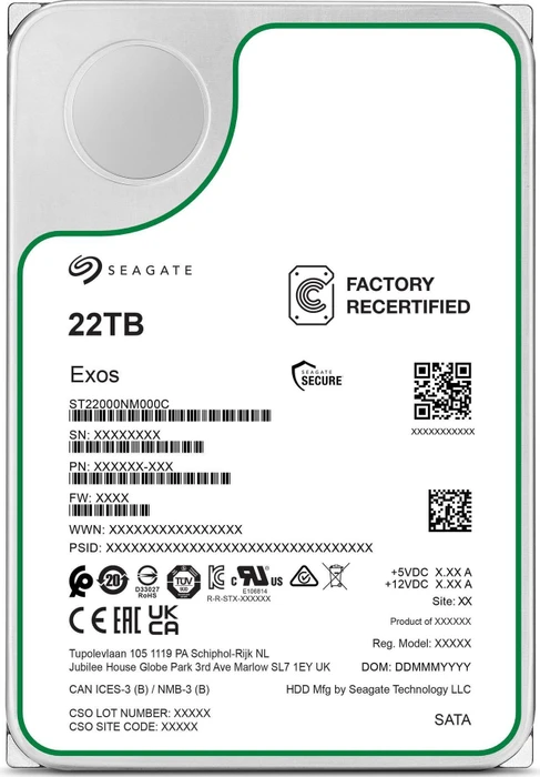 Seagate Exos Recertified (rezertifiziert) - HDD SATA