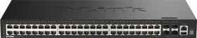 D-Link DGS-1530 Rackmount Gigabit Smart Switch, 48x RJ-45, 4x SFP+ (DGS-1530-52)