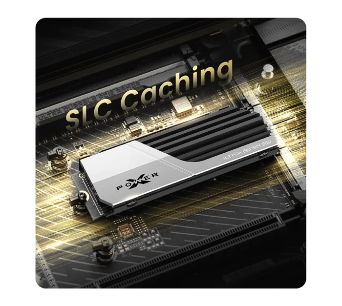 Silicon Power XPOWER XS75 2TB, M.2 2280 / M-Key / PCIe 4.0 x4, Kühlkörper