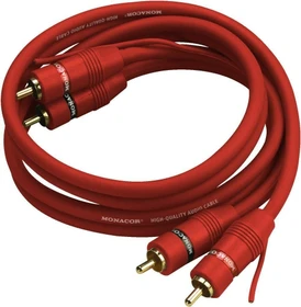 Monacor Stereo Cinch Kabel 5m rot (AC-500/RT)