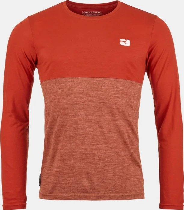 Ortovox 150 Cool Logo Funktionsshirt langarm cengia rossa (Herren)
