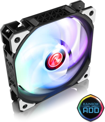 Raijintek Ageras 12 ARGB, LED-Steuerung, 120mm, 3er-Pack