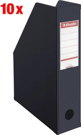 Esselte Vivida Stehsammler PVC, A4, schwarz, 10er-Pack
