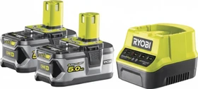 Ryobi RC18120-250 Starterset 18V, 5.0Ah, Li-Ionen, 2 Akkus [10.0Ah] [180Wh]