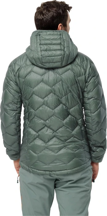 Jack Wolfskin Alpspitze Down Hoody Funktionsjacke hedge green (Herren)