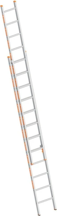 Layher Topic 1035 Alu 2-tlg. Schiebeleiter, 2x 12 Stufen