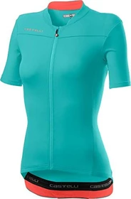 Castelli Anima 3 Trikot kurzarm light turqoise/brilliant pink (Damen)