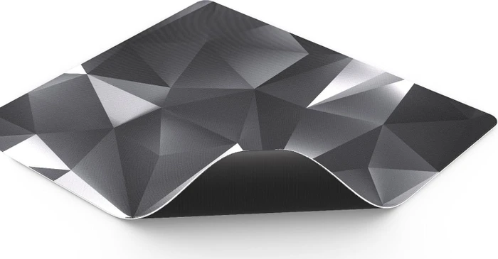 Endorfy Crystal Black L, 450x400mm, Motiv schwarz/grau
