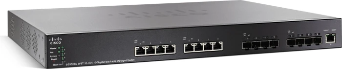 Cisco SG500XG Rackmount 10G Managed Stacking Switch, 8x RJ-45, 8x SFP+