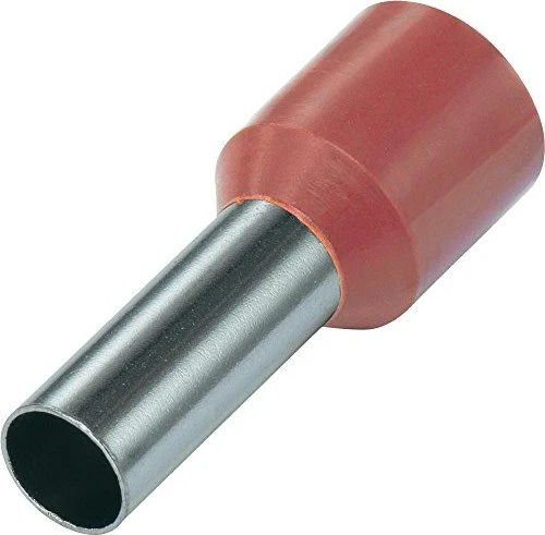 Vogt Aderendhülse 1.5mm² Teilisoliert Rot 100 Stück