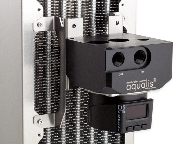 Aqua Computer D5 Lüfterhalterung 120mm für aqualis D5