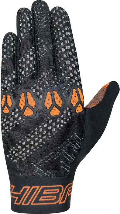 Chiba Trinity Fahrradhandschuhe schwarz/orange