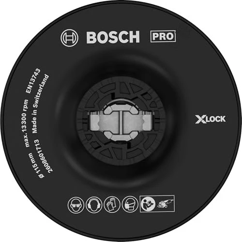 Bosch Professional X-LOCK Stützteller für Winkelschleifer hart, 115mm