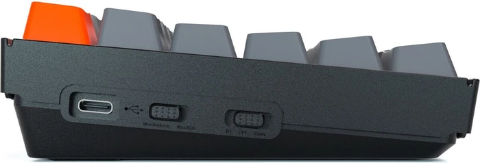 Keychron K4 V2, LEDs weiß, schwarz, Gateron BLUE, USB/Bluetooth, DE