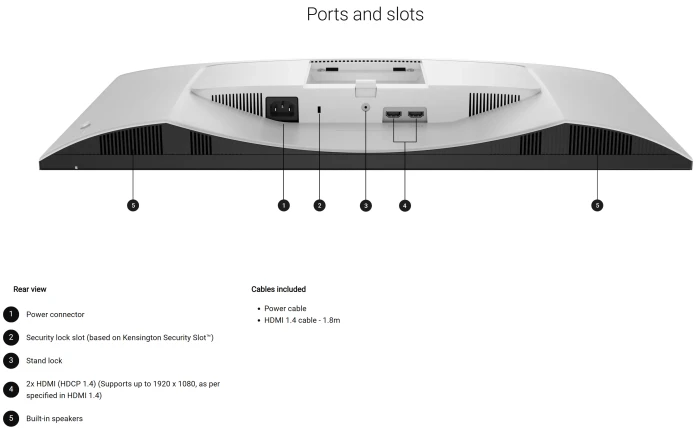 Dell 27 Plus Monitor S2725HSM, 27"