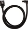 Corsair Premium Sleeved SATA 6Gb/s Kabel schwarz 0.6m, gewinkelt Vorschaubild