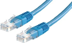 Value Patchkabel, Cat6, U/UTP, RJ-45/RJ-45, 5m, blau