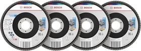 Bosch Professional X451 Fächerschleifscheibe T29, 15-tlg.