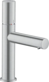 Hansgrohe Axor Uno Waschbeckenarmatur 110 mit Zerogriff und Ablaufgarnitur brushed chrome