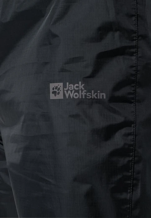Jack Wolfskin Rainy Day Hose lang schwarz