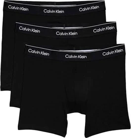 Calvin Klein Icon Cotton Stretch 3er Boxer Briefs black/dtm white (Herren)