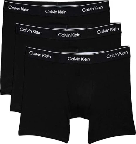 Calvin Klein Icon Cotton Stretch 3er Boxer Briefs black/dtm white (Herren)
