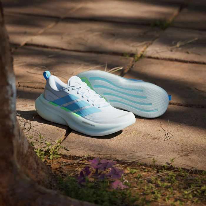 adidas Supernova Glide crystal sky/blue burst/lime burst (Damen)