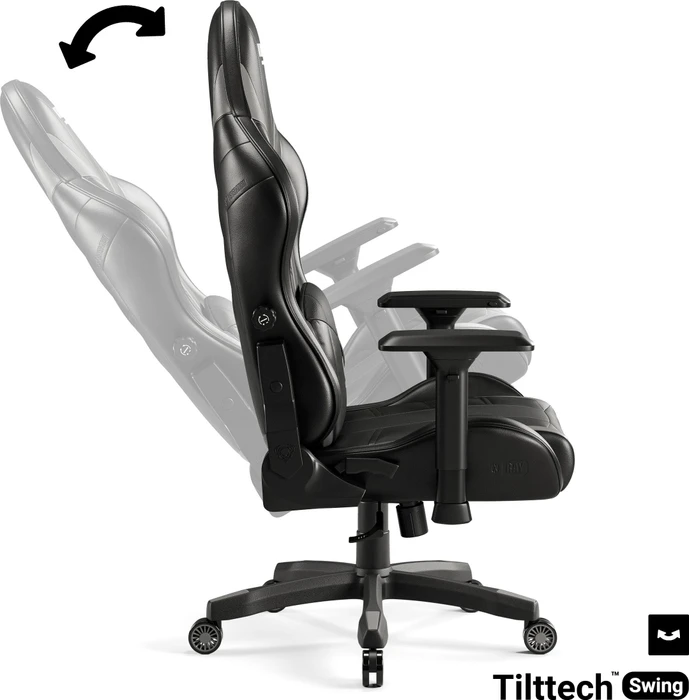 Diablo Chairs X-Ray 2.0 King Gamingstuhl, schwarz/grau