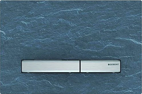 Geberit Sigma50 Betätigungsplatte Mustang Schiefer/verchromt